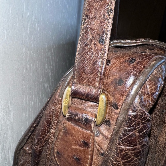 Vintage Gucci Ostrich Crossbody - Picture 8 of 16